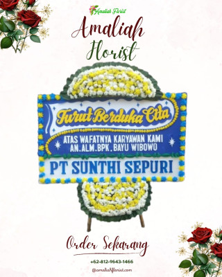 Papan Bunga Duka di Ilir Timur Tiga