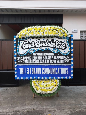Papan Bunga Duka di Ilir Timur Tiga